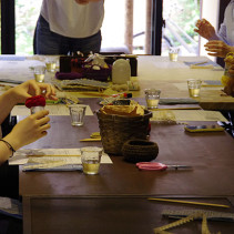 ニットレースのポットホルダーレポート