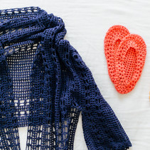 ストールカーディガン