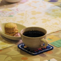 ４月のお茶会　かぎ針編みコースターレポート　