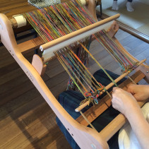 手織りのランチョンマット『ワークショップ』