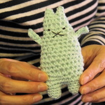 手のひらサイズのあみぐるみレポート